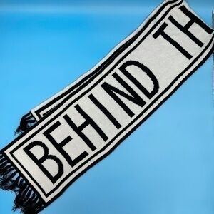 “Behind The Truth” Bershka Mens Scarf